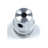 Pirate Mfg Machined Billet Aluminum Dash Knob W/Set Screw, Hot
