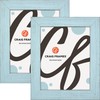 Craig Frames Jasper, 11x14 Picture Frame, Light Blue, Set of
