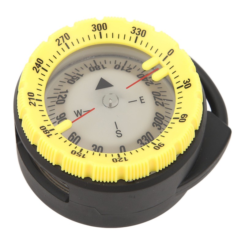 50M Underwater Diving Compass Luminous Magnetic Waterproof Pipe Clamp Diving