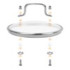 HEVSTIL 8-Inch Tempered Glass Lid – Heat Resistant to 220°C,