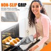 Silicone Oven Mitts, Heat Resistant 2PCS Oven Mitts with Soft