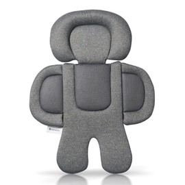 Innokids Infant Car Seat Insert, Car Seat Head and Body Supports for Babies, Soft Car Seat Insert Cushion Pad Suit for Infant Car Seats and Baby Strollers(Deep Grey)
