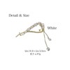 Banana Clip with Charm, Hair Clip, Firmly Curled, Simple, Mini,
