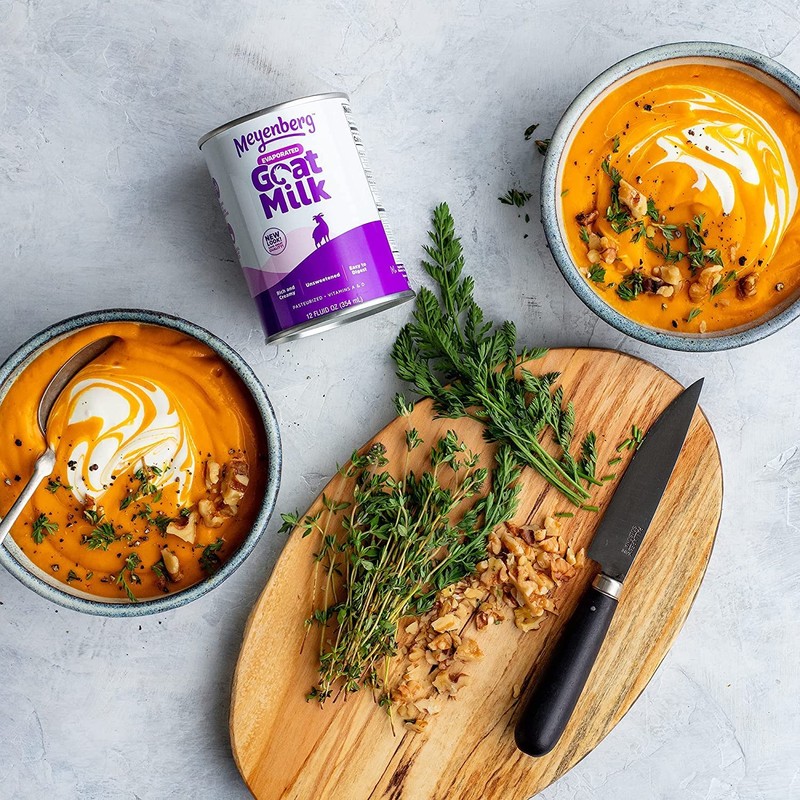 Meyenberg Evaporated Goat Milk, Vitamin D, 12 Fl Oz (Pack