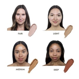 QVC YENSA Beauty Serum Silk Under Eye Corrector with Brush - Color: Deep