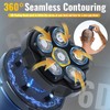 Magnetic 6D Shaver Replacement Heads, 2-Pack