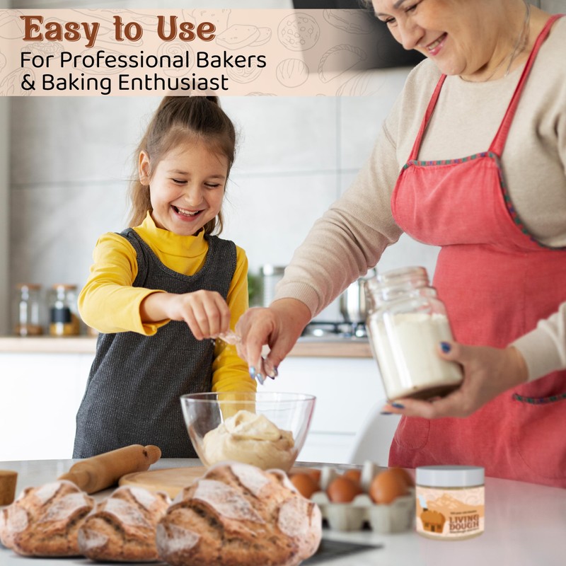 Living Dough - 75 Year Old Einkorn Wheat Flour Ancient