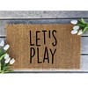 HBGCVB Mini Playhouse Coir Doormat Let's Play - Kids Welcome