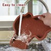 Small Water Dish Plastic Reptile Bathing Pool， Thickened Non-Slip Feeding