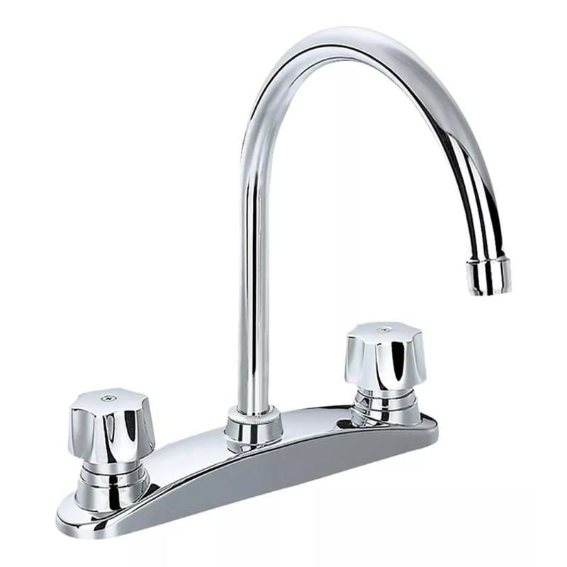 CNX Tarja Con Escurridero, Mezcladora Cromada Y Kit Instalación