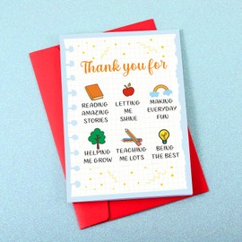Teacher Valentines Day Cards Gifts for Women Men Teacher Appreciation Christmas Gifts from Students Thank You GiftS for Teacher Women Men End of Year Teacher Graduation Birthday Gifts from Students