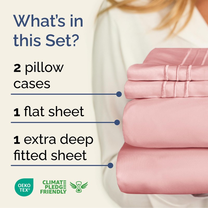 CGK Unlimited Extra Deep Twin Sheet Set - 4 Piece