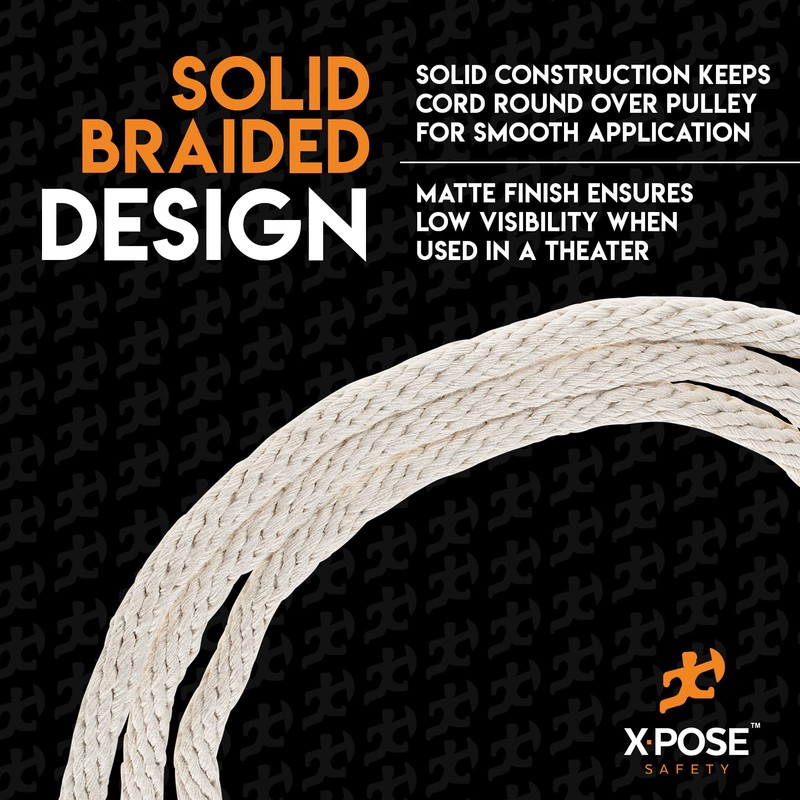 Xpose Safety #10 Sash Cord – 5/16 Inch x 100
