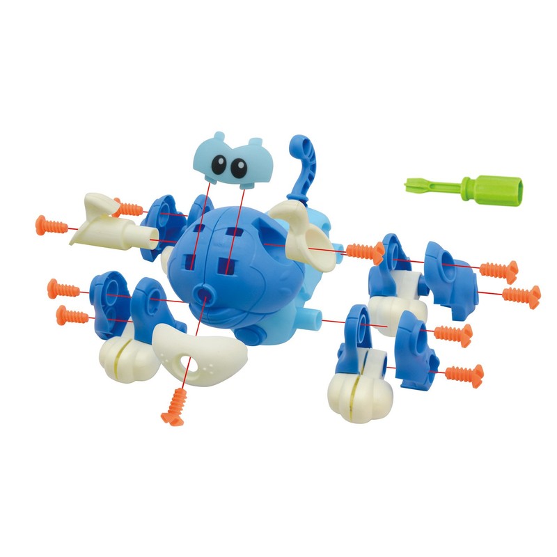 Kidtastic Set of Take Apart Toys - Cat & Dog
