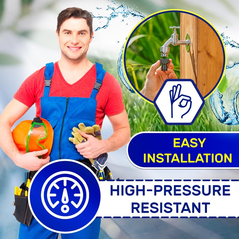Water Outlet Connection High-Pressure Washer with 3/4" Female Thread with