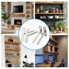 4 Pack Stainless Steel Floating Shelf Brackets - 4 Inch