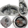 2 1/4" locking diesel fuel cap Compatible with Reefer Trailer,