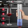 Secura Stainless Steel Electric Wine Opener, Rechargeable Automatic Home Wine