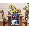 Letjolt Touch Down Table Runner 72 Inches, Blue
