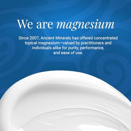 Ancient Minerals Magnesium Lotion Ultra with OptiMSM 5 oz. - Pure Genuine Zechstein Magnesium Chloride Supplement with MSM - Best for Topical Skin App