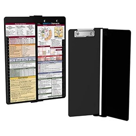 WhiteCoat Clipboard - Vertical - Black - Medical Edition