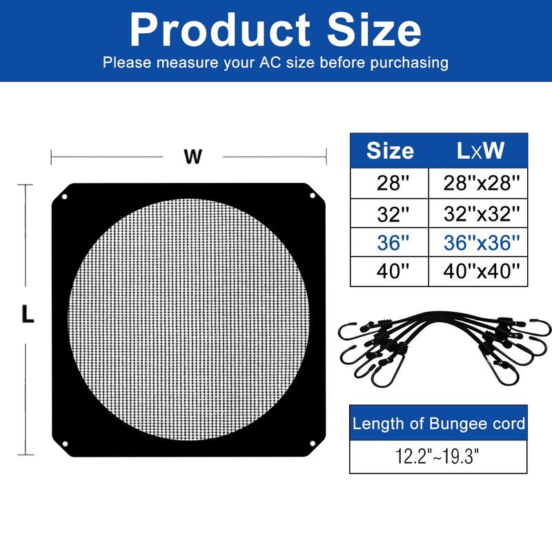COVERTIFY Central Air Conditioner Covers for Outside, Breathable Air Conditioner