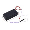 LampVPath (Pack of 2 9v Battery Holder, 9 Volt Battery