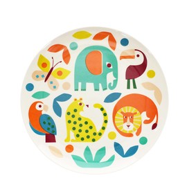 Rex London Children's Melamine Plate - Wild Wonders