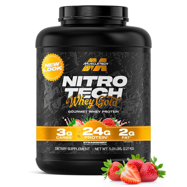 Whey Protein Powder | MuscleTech Nitro-Tech Whey Gold Protein Powder