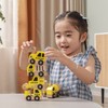 Viga 6 Wooden Construction Vehicles Set - Childrens Push Along
