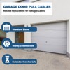 NAZOU 8.5FT Garage Door Cable Replacement 1/8 inch Vinyl Coated
