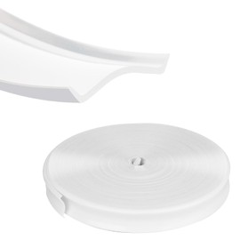 White Vinyl 7/8" Insert Molding Trim Screw Cover | Rv Trim Inserts | Rv molding Trim | RV Camper Travel Trailer (50 ft,White)