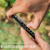 TISUR Titanium EDC Pry Bar, Keychain Pry Bar Multitool With