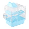 Expandable 2 Tier Hamster Cage, Ventilated Wire Mesh Design, Quick