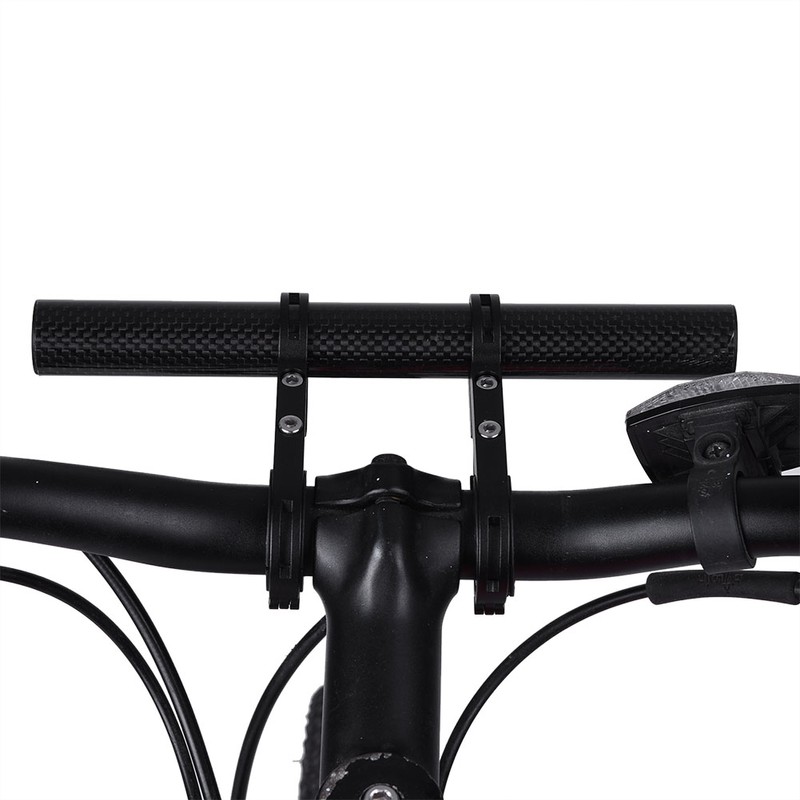 20cm Durable Double Handlebar Extension Mount Carbon Fiber Extender Holder