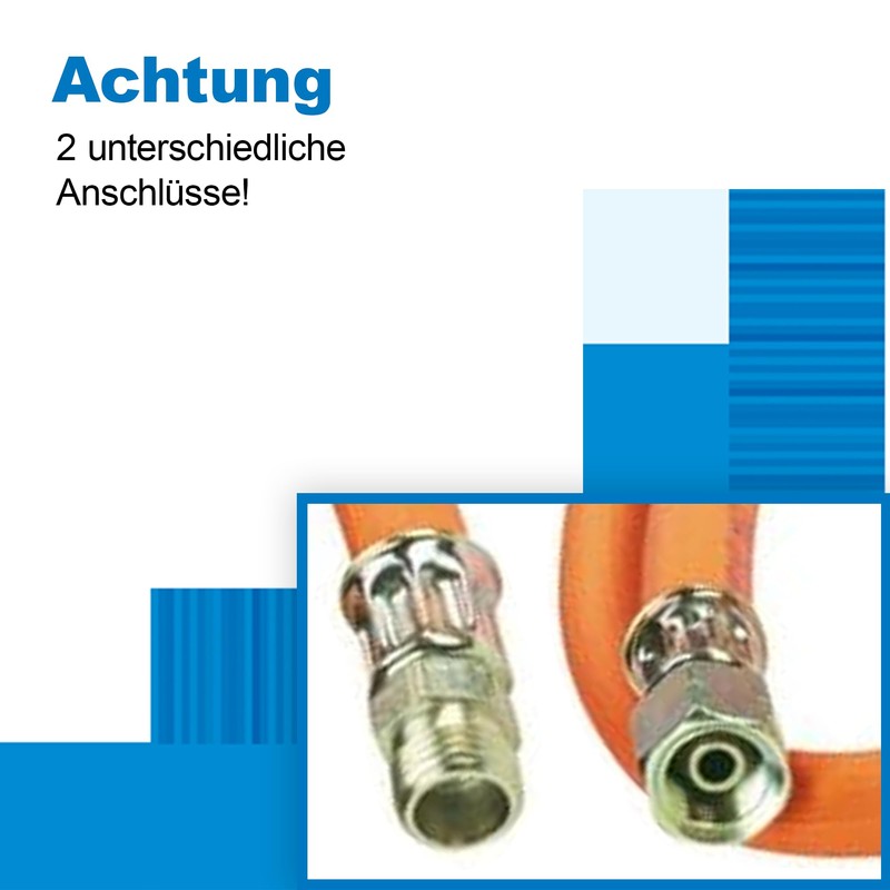 GOK Gas Hose Propane 1/4 lks x 8 mm