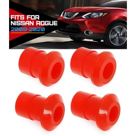4PCS Front Subframe Bushing Kit for Nissan Rogue 2008-2020 Engine Cradle Front Subframe Crossmember Poly Bushing x 4 Easy to Use (Polyurethane Material)