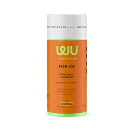 WU Nutrition FOR-CE | Vitamina C Liposoluble + Jengibre + Curcúma | Suplemento Alimenticio | 60 Cápsulas | 2 meses de consumo