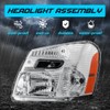 KUIPERAUTO Headlight Assembly Front Lamp Compatible with 2005-2009 Chevy Equinox