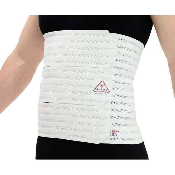 ITA-MED Breathable Elastic Abdominal Binder Belt for Men (12" Wide) AB-412(M)