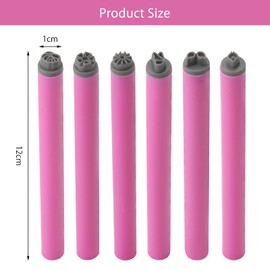 Set of 6 Nail Art Stamp Pen Set, DIY Nail Art Stamp Pen, Nail Art Pen Set, Nail Art Stamping Plates, Nail Art Tools, Nail Graffiti Nail Art, Flower Nail Art Stamping Tool