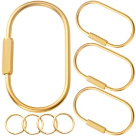 Elegant Gold Brass Key Rings - Purse Bag Charms & Key Organizer
