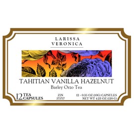 Tahitian Vanilla Hazelnut Barley Orzo Tea (Single Serve K-Cup Pods) (12 pods, ZIN: 575717)
