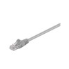 Goobay 68342 CAT 5e Patchcable, U/UTP, Grey, 1m Cable Length