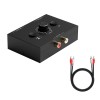 Universal New 1 In 2 Out Bi-Directional RCA Stereo Audio