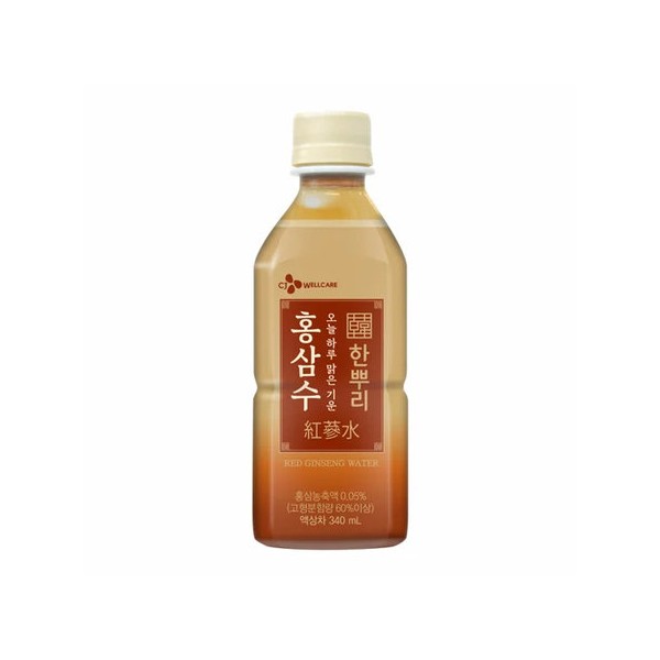 [CJ] Hanppuri Red Ginseng Water 340ml 20 PET / [CJ]