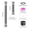 Oblectatio 2 Packs Expandable Flexible P-Trap Pipe Kit (1 1/2"