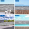 PATIKIL 3'x10' Patio Privacy Screen for Balcony, Fence Cover for