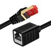 Yeung Qee - Cable alargador de Ethernet (91,4 cm, cable