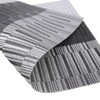 Time to Sparkle 13 PCS Vinyl Woven 6pcs Placemats +
